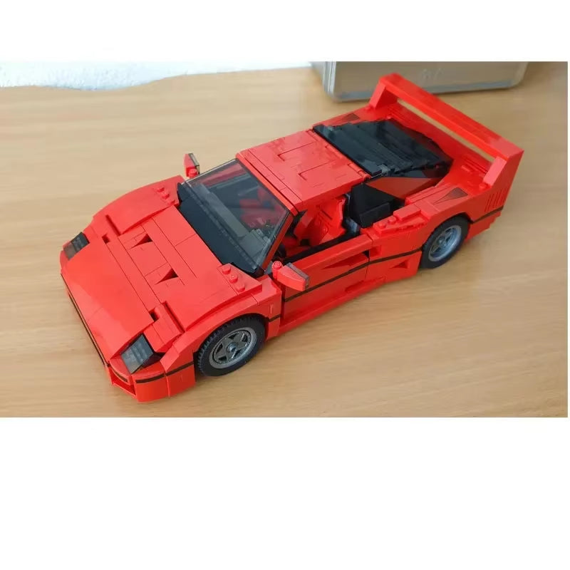 Classic Racing 10248 F40 Compatible MOC-49743 Sports Car 1192 PCS Splicing Assembly Building Block Toy Model DIY Kids Gift Gift