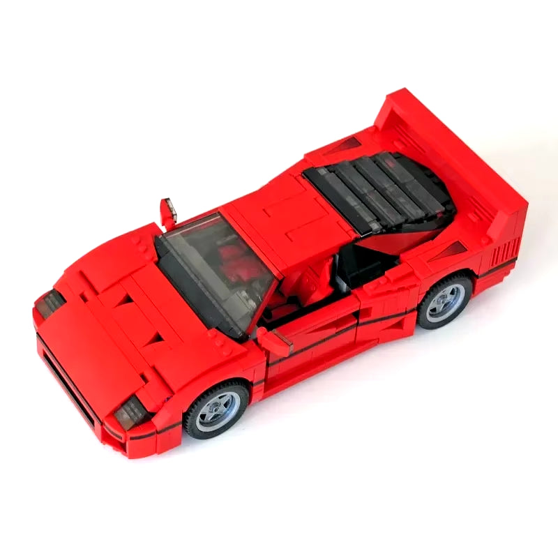 Classic Racing 10248 F40 Compatible MOC-49743 Sports Car 1192 PCS Splicing Assembly Building Block Toy Model DIY Kids Gift Gift