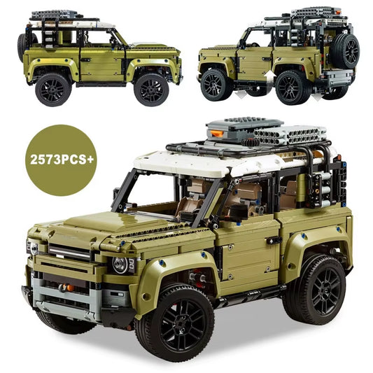 2573PCS Technical Land Off-Road Defender Sports Car Building Blocks 42110 Set Model MOC Vehicle Toys Bricks for Boys Adult Gifts