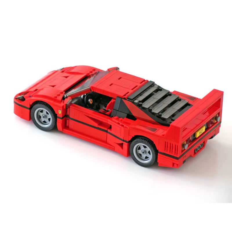 Classic Racing 10248 F40 Compatible MOC-10567 Sports Car 1158PCS Splicing Assembly Building Block Toy Model DIY Kids Gift Gift