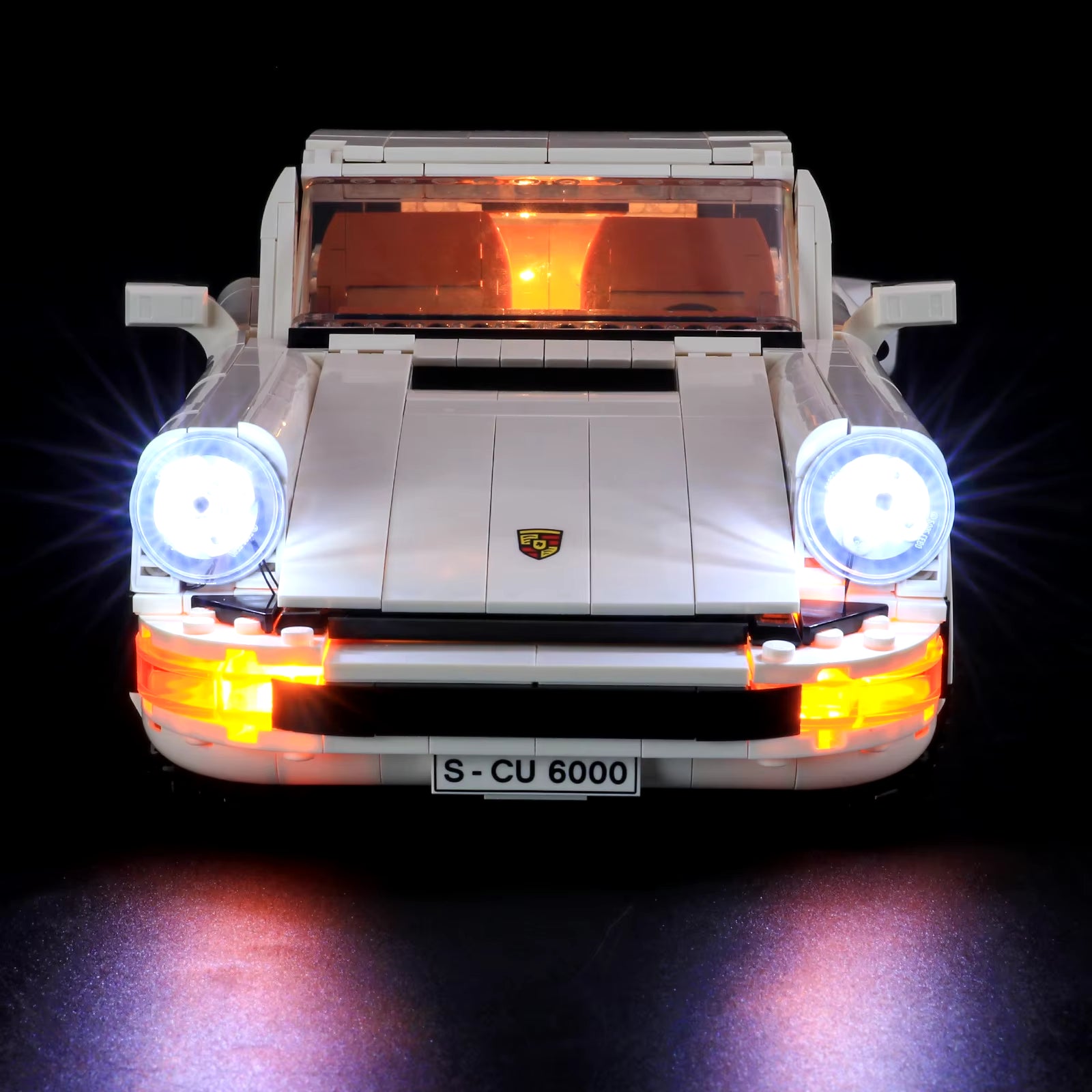 LED Light for 10295 Creator Expert Porsche 911 Car Decorative Lamp with Battery Box (Not Include Lego Building Blocks)